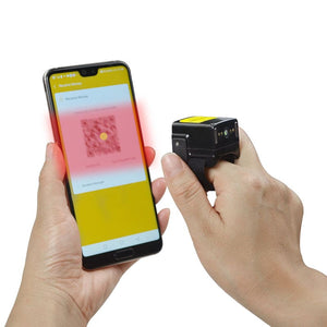 Ring Bluetooth Barcode Scanner TS02 With Touch Scan