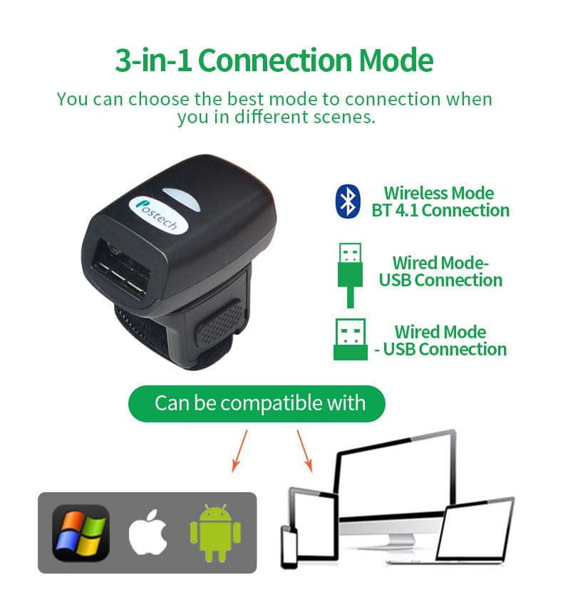 Bluetooth Ring Scanner