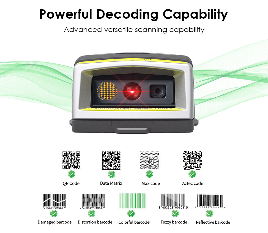 GS02 Glove Barcode Scanner with zebra SE4107