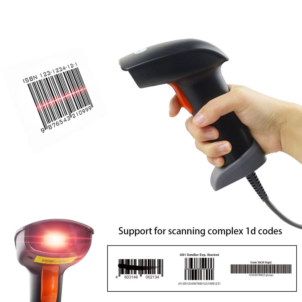 Wired 2D Barcode Scanner for supermarket and retails store - Urscanner